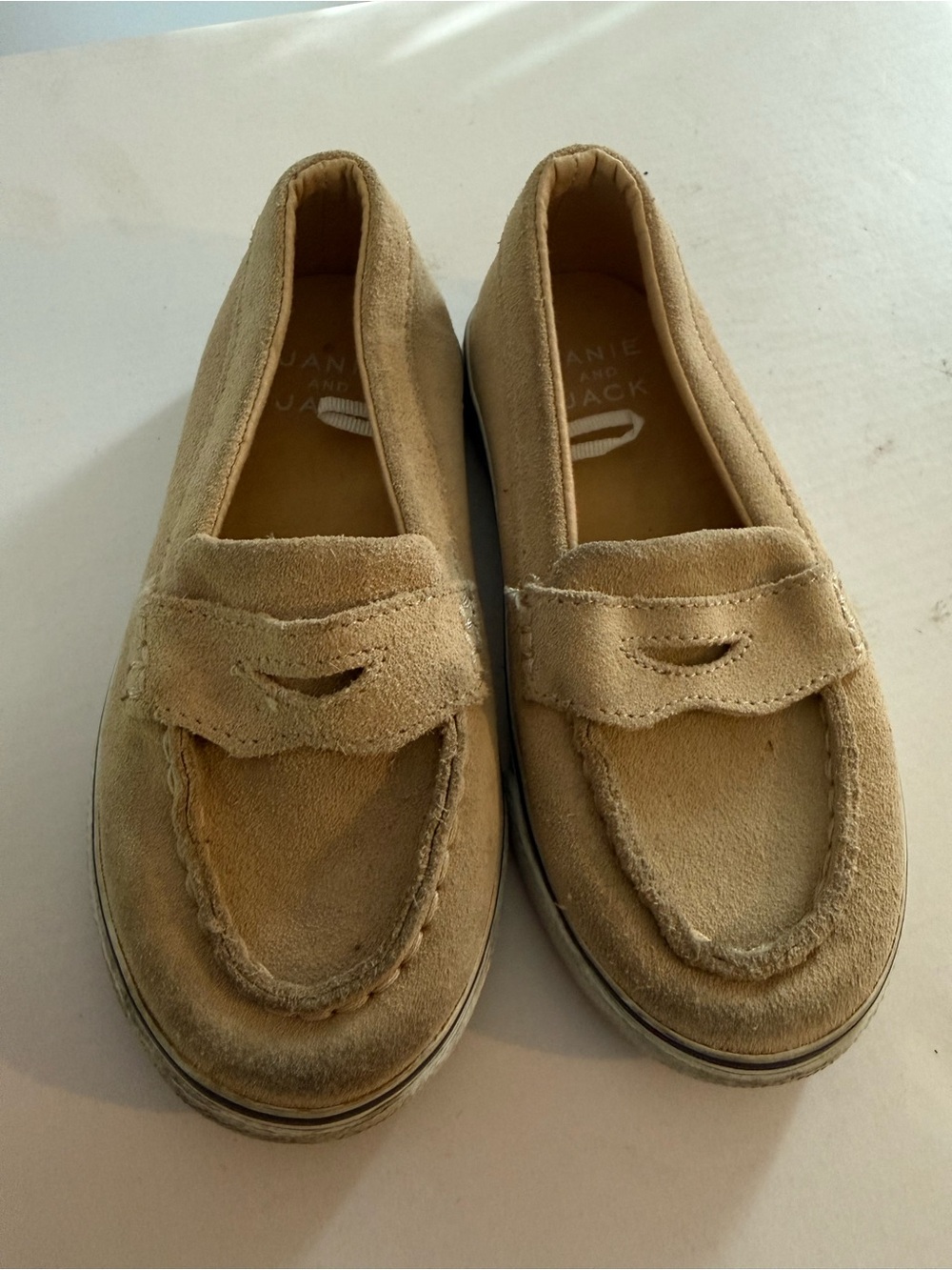 Janie And Jack Suede Loafers Size 9 #Lux-K-SH